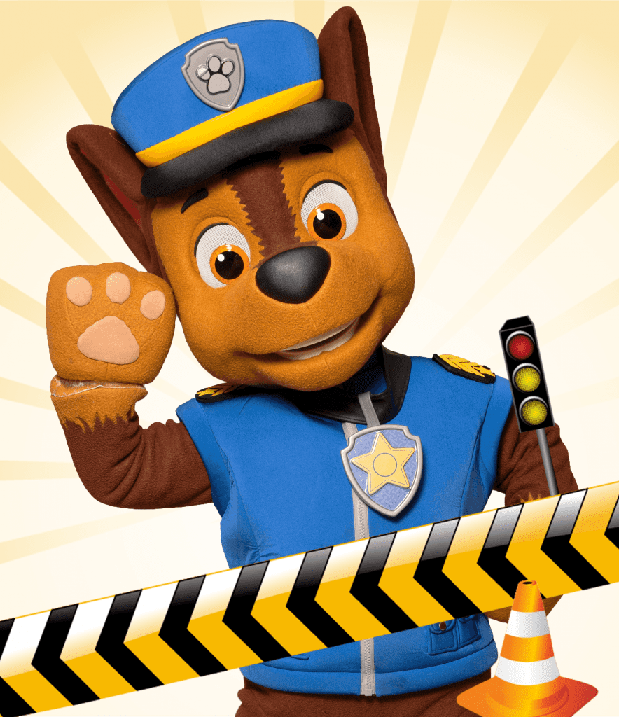 Paw Patrol traffic lane