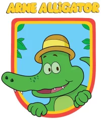 Logotyp Arne Alligator Logotyp Arne Alligator